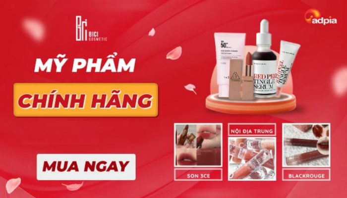 Bici Cosmetics - Thiên đường mỹ phẩm chính hãng